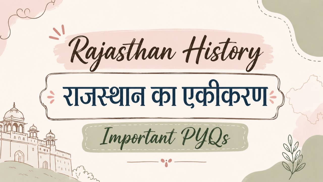 राजस्थान का एकीकरण (Integration of Rajasthan) Quiz